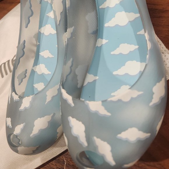 Super rare Mini Melissa cloud ballet flats size 1 brand new in box - Picture 4 of 8